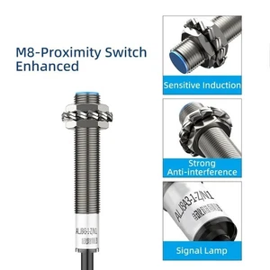 Industrial Proximity Switch Normally Open And Closed NO NC DC NPN PNP M8 Sensor - Picture 1 of 20