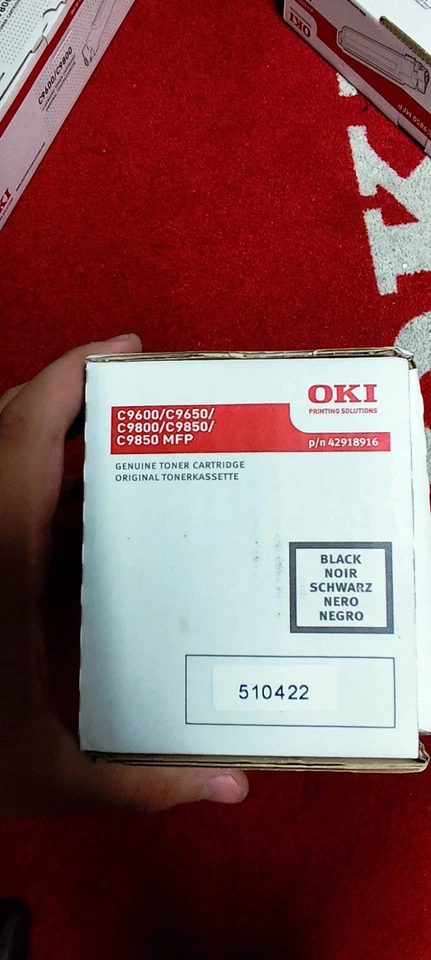 OKI Toner für C9600, C9650, C9800, C9850, C9850 MFP. Black. Original - Bild 1 von 2