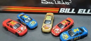 Vintage 90's Mattel Hot Wheels 1:64 94 Nascar McDonalds Toy Diecast Car Lot (5) - Picture 1 of 19