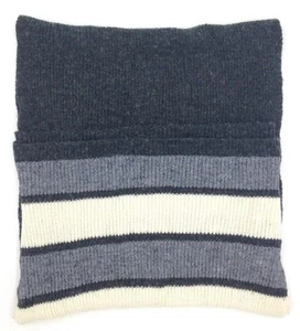 $65 Bloomingdale'S Unisex Men Gray Solid Warm Casual Winter Acrylic Scarf Shawl - Picture 1 of 1