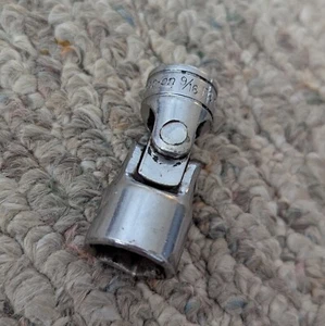 Snap-On FS18A Universal Swivel Shallow SAE 9/16" Socket 3/8" Drive 6 Point - Bild 1 von 3