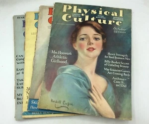 4 Issues of PHYSICAL CULTURE Magazine from 1929 - Bernarr MacFadden - Vintage - Imagen 1 de 10