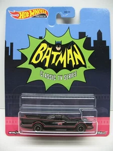 2020 HOT WHEELS PREMIUM BATMAN CLASSIC TV SERIES BATMOBILE Real Riders DC - Picture 1 of 2