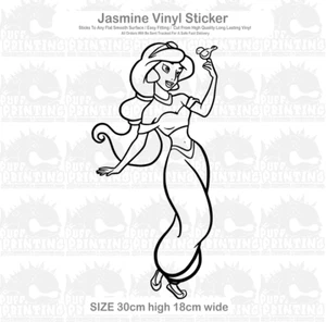 Wall Stickers Disney Jasmine Art room Removable Decals DIY / Car / #007 - Picture 1 of 18