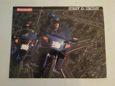 Kawasaki voyager XII/Concours Original Bilingual Sales Brochure — 第 1/4 张图片