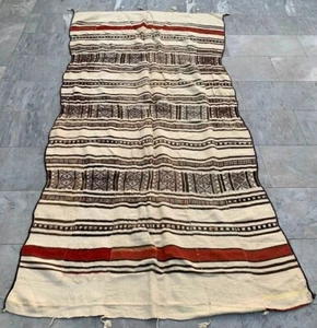 Antique African Fulani Blanket Hand Made Fulani Wedding Blanket Tents Mali - Picture 1 of 12