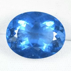 17,26 ct ULTIMATE HOT PURPLE BLUE COLOR CHANGE NATURAL FLUORITE Oval SIEHE VDO LG - Bild 1 von 3