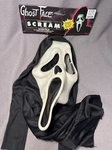 Scream Ghost Face Mask Easter Unlimited Fun World 1997 VINTAGE NEW NWT ORIGINAL - Picture 1 of 5