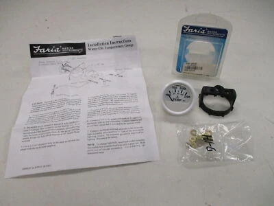 FARIA TEMPERATURA DEL AGUA CALIBRE 100-250 GRADOS F BLANCO GP9120 BARCO MARINO Foto 1 de 4