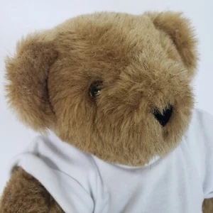 Vermont Teddy Bear Plush Momma's Boy Mom Heart Tattoo Shirt Jointed Bear 12" - Picture 1 of 9