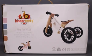 Kinderfeets Tiny Tot PLUS Toddler 2-in-1 Balance Bike and Tricycle, Rose - Picture 1 of 5