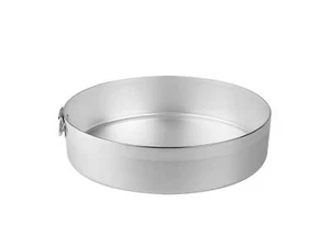 AGNELLI Tortiera In Alluminio Cilindrica Con Anello Cm24 - Foto 1 di 1