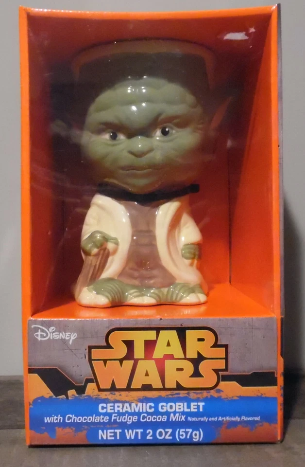 Disney Star Wars Yoda Galerie 3d Ceramic Goblet Mug Drinking Cup Collectible