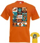 The Fifth Element v22 T-shirt orange yellow movie poster all sizes S-5XL