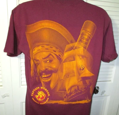 NWOT~Captain Morgan T-Shirt~Men's M~Awesome Graphic! - Image 1 of 4