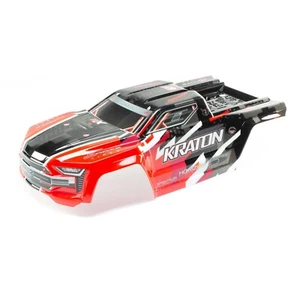 Arrma Kraton 6S 1/8 RED Black Factory Body w/ 4 Clip Retainers ARA406156 406156 - Picture 1 of 1