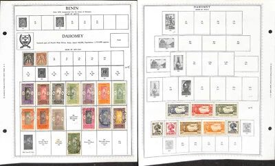 Dahomey Stamp Collection on 18 Minkus Pages, 1899-1970 French (BG) - Image 1 of 4