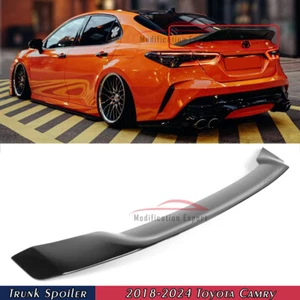 Alerón de maletero negro brillante estilo RT para Toyota Camry Highkick Duckbill 2018-2024 - Imagen 1 de 4