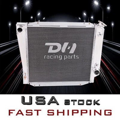 Radiador de aluminio de 3 filas para Ford Bronco Wagon/Roadster 5,0 L V8 1966-1977 #521 Foto 1 de 4