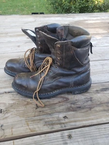 🔥Stivali da lavoro antinfortunistici da uomo Red Wing 2211 in pelle marrone 8" tg. 12 D Made In USA  - Foto 1 di 24