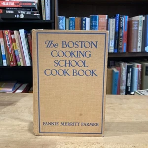 The Boston Cooking School Kochbuch von Fannie Merritt Farmer 1944 Vintage HC - Bild 1 von 10