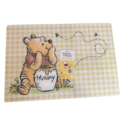 Winnie The Pooh Bear Disney Set Of 2 Reusable Placemats  - Image 1 of 2