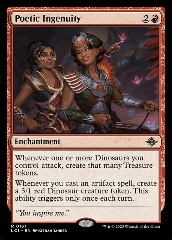 x1 Poetic Ingenuity - Lost Caverns of Ixalan - NM - MTG - Image 1 of 1