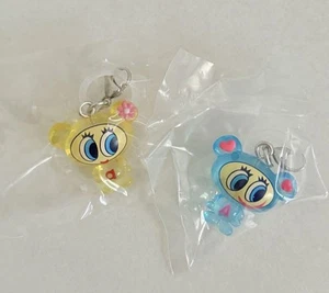 Narumiya Sign Charm Angel Blue Nakamura-kun Hana-chan Set of 2 New Japan - Picture 1 of 3
