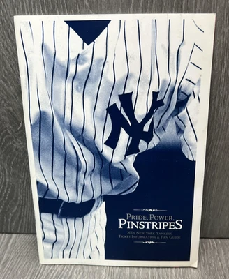 New York Yankees Ticket Guide 2006 MLB Baseball Pride Power Pinstripes Adidas - Image 1 of 4