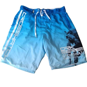 Herren Crosshatch Badeshorts Netzfutter Badehose Taschen Activewear Dark Series M - Bild 1 von 22