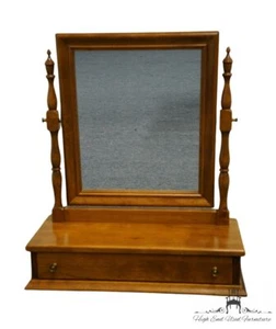 ETHAN ALLEN Heirloom Nutmeg Maple Colonial Early American 19" Shaving / Jewel... - Picture 1 of 9