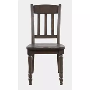 Rustic Reclaimed Pine Farmhouse Slatback Dining Chair (Set of 2) - Picture 1 of 7