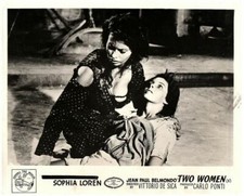 TWO WOMEN Original Lobby Card Sophia Loren Eleonora Brown 1960 classic Italian