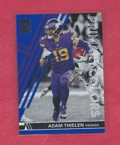 Adam Thielen 2018 Elite Primary Colors 3/10 , #PC24 , Minnesota Vikings - Picture 1 of 2