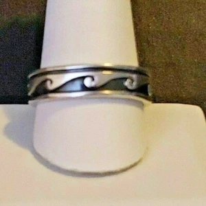 Anello Messico vintage argento sovrapposizione misura 11,5 - Foto 1 di 7
