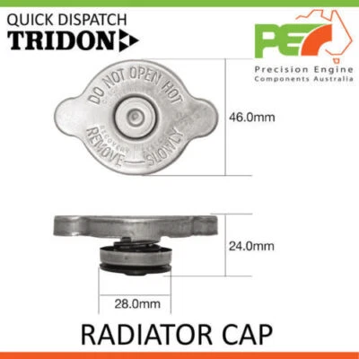 New TRIDON Radiator Cap For Mitsubishi Pajero ND - NF 2.6L 4G54 4 Cyl 8V SOHC - image 1 of 4