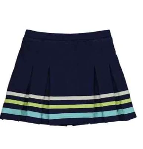 HARTSTRING GIRLS RIBBON TRIM KNIT SKORT SIZE 6, NAVY *NEW - Picture 1 of 1