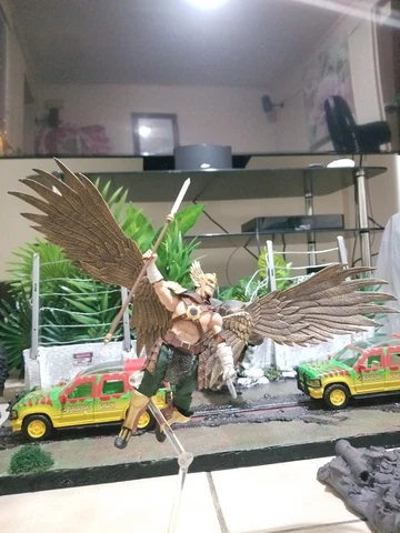 Mezco custom Style Hawkman Cover