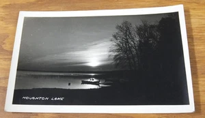c1920 Real Photo Postcard// HOUGHTON LAKE BY MOONLIGHT, MI //MICHIGAN - Picture 1 of 1