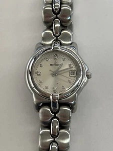 Bertolucci Pulchra Silver Diamond Dial Steel 28mm Quartz Watch 083 41 A - Picture 1 of 6