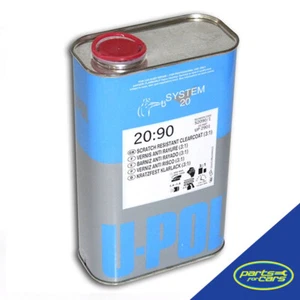 U-POL Clearcoat Scratch Resistant 3:1 Lacquer Clear Coat 1 Litre - Imagen 1 de 1
