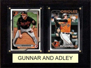 Placa Gunnar Henderson Adley Rutschman Baltimore Orioles 2024 Topps Bowman - Imagen 1 de 1