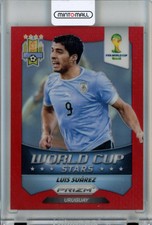 2014 Panini  Fifa World Cup Brasil Luis Suarez World Cup Stars Prizms Red 1