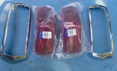 Cadillac Serie 60 1940 LaSalle Serie 52 luces traseras cromadas 30023 30024 R&L Foto 1 de 4