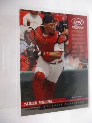 2005 Leaf #250 Yadier Molina PROS CARDINALS - Image 1 of 2