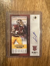 Chris Thompson  2013 Panini Contenders #119 Rookie Ticket Auto