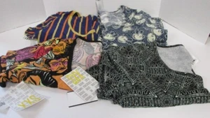 Lot of 4 LULAROE Classic T XXS NEW WITH TAGS Faces Mickey Strips Geometric - Picture 1 of 13