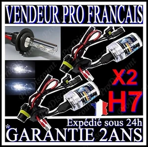 2 AMPOULE H7 AU XENON EN 35W 55W POUR KIT HID LAMPE FEU A GAZ BLANC BLANCHE BLEU - Bild 1 von 2