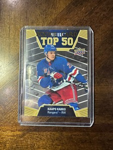 2019 Kaapo Kakko (RC) w/ gold ROOKIE CARD Upper Deck Allure - Top 50 #T50-10
