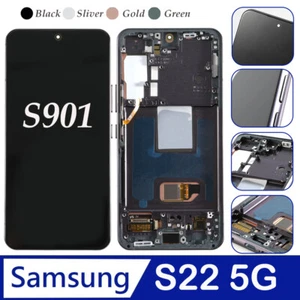 Display OLED di ricambio per Samsung Galaxy S22 5G S901 LCD Touch Screen Frame - Foto 1 di 12